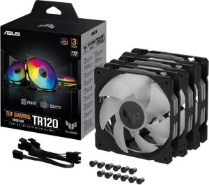 Obrázok pre výrobcu ASUS ventilátor TUF GAMING TR120 ARGB, 3x120mm, černá