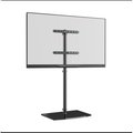 Obrázok pre výrobcu ONKRON Univerzálny podlahový TV stojan so sklenenou základňou pre 30"-60" TV do 41 kg, čierna VESA: 100x100 - 400x400