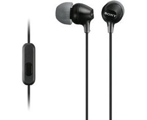 Obrázok pre výrobcu SONY sluchátka MDR-EX15AP, handsfree, černé