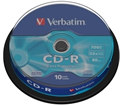 Obrázok pre výrobcu Verbatim CD-R (10-Pack)Spindle/EP/DL/52x/700MB