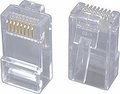 Obrázok pre výrobcu Konektor RJ45 CAT6 UTP 8p8c pro drát,100ks