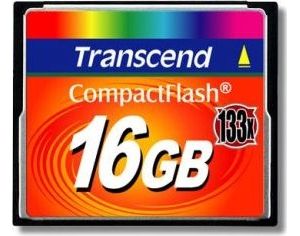 Obrázok pre výrobcu Transcend Compact Flash karta 16GB High Speed 133x