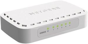 Obrázok pre výrobcu NETGEAR 5xGIGABIT Desktop switch, GS605