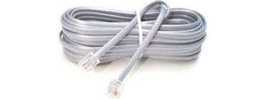 Obrázok pre výrobcu OEM kabel telefónny (4-žilový) 2x RJ11    3m - biela