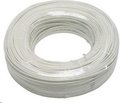 Obrázok pre výrobcu OEM kabel telefónny 4 žilový, plochý, 28AWG, biely, 100m cievka