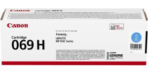 Obrázok pre výrobcu toner Canon CRG-069H C azurový, MF752Cdw, 754Cdw, LBP673Cdw, kapacita 5 500 stran/K/