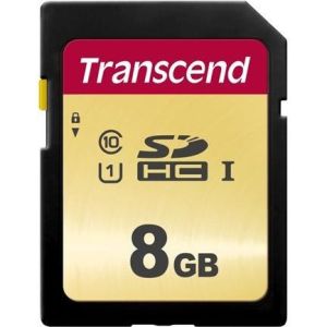 Obrázok pre výrobcu Transcend 8GB SDHC 500S (Class 10) UHS-I U1 (Ultimate) MLC paměťová karta