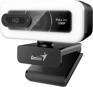 Obrázok pre výrobcu GENIUS FaceCam Light/ 2M 1080P/ LED světlo/ kryt soukromí/ USB-C/ USB/ UVC/ mikrofon/ černá
