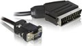 Obrázok pre výrobcu DeLock kábel 2m zo SCART na VGA