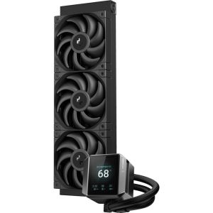 Obrázok pre výrobcu DEEPCOOL vodní chladič MYSTIQUE 360 / 3x120mm fan / dig. displej / Intel i AMD / černý