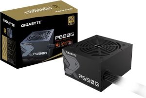 Obrázok pre výrobcu GIGABYTE zdroj P650G, 650W, 80Plus GOLD, 120 mm