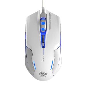 Obrázok pre výrobcu E-Blue Myš Auroza G, optická, 6tl., 1 koliesko, drôtová (USB), biela, 3000dpi, herná