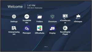 Obrázok pre výrobcu ViewSonic Flat Display CDE5530/55"/24-7 LCD/3840x2160/6,5ms/450cd/HDMI x 2/USB A x 2/USB-C/RJ45/RS232/repro/Android