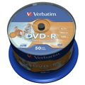 Obrázok pre výrobcu Verbatim DVD-R (50-Pack)Spindle/Inkjet Printable/16x/4.7GB