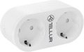 Obrázok pre výrobcu Tellur WiFi Smart AC Dual Plug, Duální zásuvka, 16A, 2400W