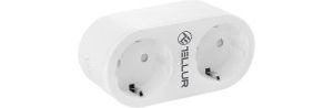 Obrázok pre výrobcu Tellur WiFi Smart AC Dual Plug, Duální zásuvka, 16A, 2400W