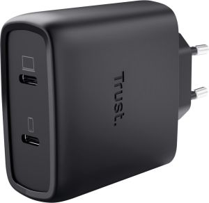 Obrázok pre výrobcu TRUST GaN Nabíječka MAXO 65W 2-Port, USB-C, bílá