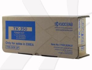 Obrázok pre výrobcu Kyocera originál toner TK350, black, 15000str., 1T02LX0NL0, 1T02LX0NLC, obsahuje odpadovú nádobku, Kyocera FS-3920DN, 3040MFP, 314