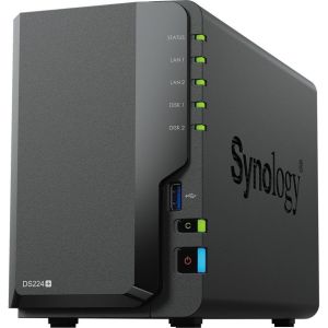 Obrázok pre výrobcu Synology DS224+ DiskStation (2C/CeleronJ4125/2,0-2,7GHz/2GBRAM/2xSATA/2xUSB3.2Gen1/2xGbE)