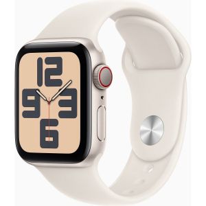 Obrázok pre výrobcu Apple Watch SE GPS + Cellular 44mm Starlight Aluminium Case with Starlight Sport Band - M/L