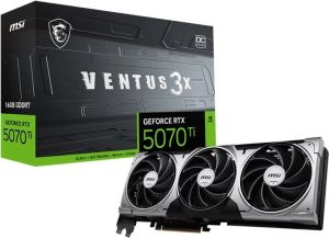 Obrázok pre výrobcu MSI VGA NVIDIA GeForce RTX 5070 Ti 16G VENTUS 3X OC, RTX 5070 Ti, 16GB GDDR7, 3xDP, 1xHDMI