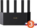 Obrázok pre výrobcu Tenda TX12L Pro AX3000 WiFi 6 Mesh Router, 1x GWAN, 3x GLAN, IPv6, 5x 6dBi, WPA 3, CZ app
