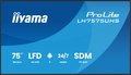 Obrázok pre výrobcu 75" iiyama LH7575UHS-B2AG:IPS, 4K UHD,Android,24/7