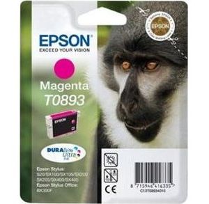 Obrázok pre výrobcu Atrament Epson T0893 magenta DURABrite | 3.5ml | Stylus S20/SX100/SX105/SX200/SX