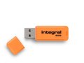 Obrázok pre výrobcu INTEGRAL Neon 8GB USB 2.0 flashdisk, oranžový