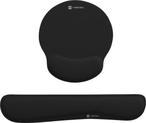 Obrázok pre výrobcu Ergonomický set podložek pod zápěstí Natec CHIPMUNK 2v1, černá
