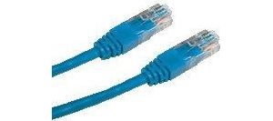 Obrázok pre výrobcu DATACOM Patch cord UTP CAT5E 0,25m modrý