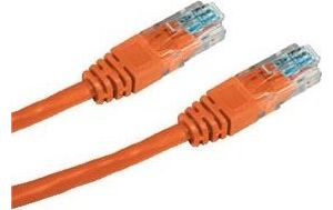 Obrázok pre výrobcu DATACOM Patch cord UTP CAT5E 0,25m oranžový