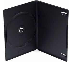 Obrázok pre výrobcu Box na 1 DVD, 7mm slim, čierny
