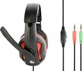 Obrázok pre výrobcu GEMBIRD sluchátka s mikrofonem GHS-03, gaming, černo-červená