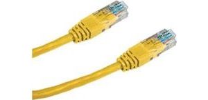 Obrázok pre výrobcu DATACOM Patch cord UTP CAT5E 0,25m žlutý