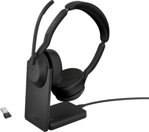 Obrázok pre výrobcu Jabra Evolve2 55 /Stereo/ANC/USB/BT-USB/Bezdrát/MS/Stand/Černá