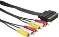 Obrázok pre výrobcu Kabel Scart M- Cinch 6x M, 1.5m, čierny
