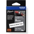 Obrázok pre výrobcu Brother TZE-FX221, čierny tlač/biely podklad, laminovaná, 8m, 9mm, flexibilná