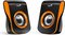 Obrázok pre výrobcu GENIUS repro SP-Q180, 2.0, 6W, USB napájení, 3,5mm jack, černo-oranžové