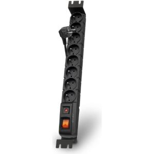 Obrázok pre výrobcu Acar S8 FA Rack 1,5m kabel, 8 zásuvek, přepěťová ochrana, do racku, černá