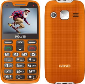 Obrázok pre výrobcu EVOLVEO EasyPhone XR, mobilní telefon pro seniory s nabíjecím stojánkem, oranžový