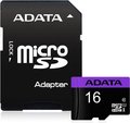 Obrázok pre výrobcu ADATA Premier 16GB microSDHC/ UHS-I CL10 + adaptér