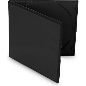 Obrázok pre výrobcu Box na 1 CD, alebo DVD medium. 5,2mm slim, čierny PP, 1ks
