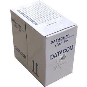 Obrázok pre výrobcu DATACOM UTP Cat.5e PVC kabel 305m (drát), šedý