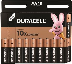 Obrázok pre výrobcu Duracell Basic alkalická baterie 18ks (AA)