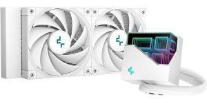 Obrázok pre výrobcu DEEPCOOL vodní chladič LT520 / 2x120 mm fan / ARGB / Intel i AMD bílý