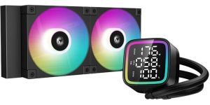 Obrázok pre výrobcu DEEPCOOL vodní chladič LD240 / 2x120 mm PWM ARGB fan / display / černý
