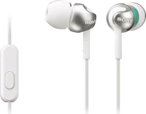 Obrázok pre výrobcu SONY MDR-EX110AP Sluchátka do uší s mikrofonem, rozsah 5 až 24000 Hz - White