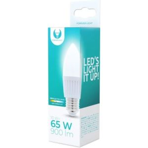 Obrázok pre výrobcu LED žárovka Forever C37 E27 10W neutrální bílá (4500K)