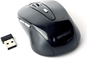 Obrázok pre výrobcu Gembird Wireless optical mouse MUSW-6B-01, 1600 DPI, nano USB, black